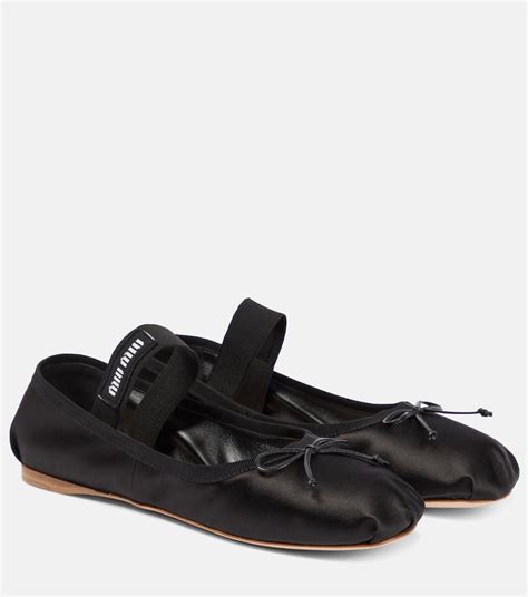 miu miu mesh ballet flats|farfetch ballet flats.